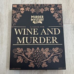 Murder Mystery Party - A Taste for Wine & Murder Party Game